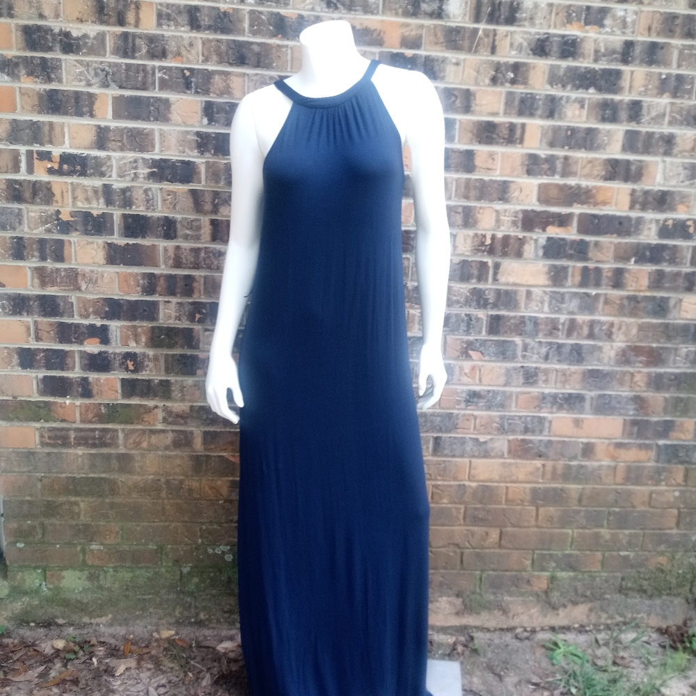Old Navy blue maxi dress